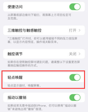 桃城苹果授权维修站分享iPhone轻点无法唤醒怎么办