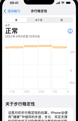 桃城iPhone手机维修如何在iPhone开启'步行稳定性通知'