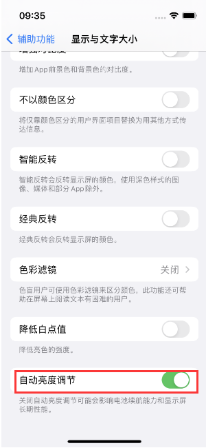 桃城苹果15维修店分享iPhone 15 Pro系列屏幕亮度 