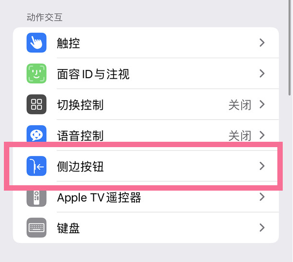 桃城苹果14维修店分享iPhone14 Plus侧键双击下载功能关闭方法 