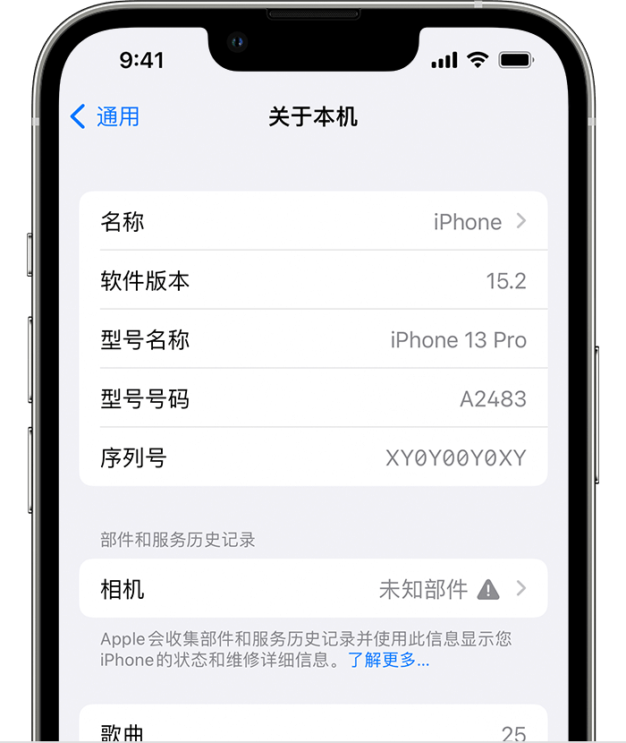 桃城苹果维修分享iPhone 出现提示相机“未知部件”是什么原因？ 