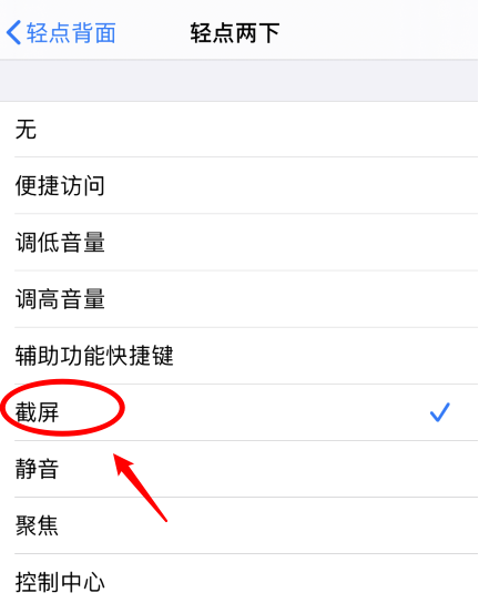 桃城苹果手机维修分享iPhone12如何启用双击截屏 